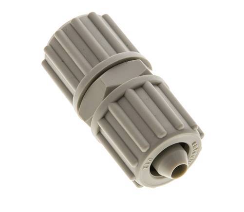 12x6mm Pp Rechte Knelfitting 10bar Kunststof en Polyamide