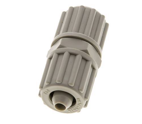 12x6mm Pp Rechte Knelfitting 10bar Kunststof en Polyamide