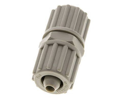 12x6mm Pp Rechte Knelfitting 10bar Kunststof en Polyamide