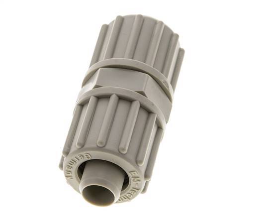 16x10mm Pp Rechte Knelfitting 10bar Kunststof en Polyamide