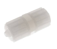 12x6mm Pvdf Rechte Knelfitting 10bar Kunststof en Polyamide