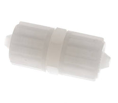 12x6mm Pvdf Rechte Knelfitting 10bar Kunststof en Polyamide