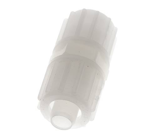 16x10mm Pvdf Rechte Knelfitting 10bar Kunststof en Polyamide