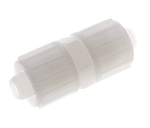 20x13mm Pvdf Rechte Knelfitting 10bar Kunststof en Polyamide