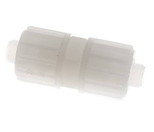 20x13mm Pvdf Rechte Knelfitting 10bar Kunststof en Polyamide