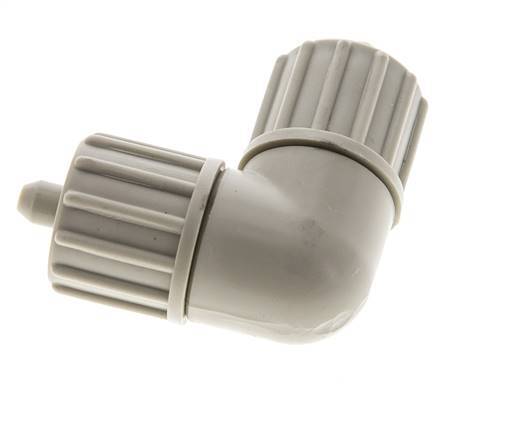 10x4mm Pp L-Vorm Knelfitting 10bar Kunststof en Polyamide