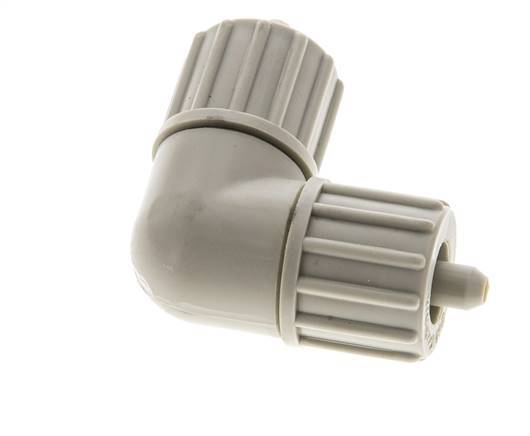 10x4mm Pp L-Vorm Knelfitting 10bar Kunststof en Polyamide
