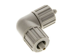 10x4mm Pp L-Vorm Knelfitting 10bar Kunststof en Polyamide