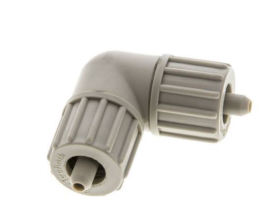 10x4mm Pp L-Vorm Knelfitting 10bar Kunststof en Polyamide