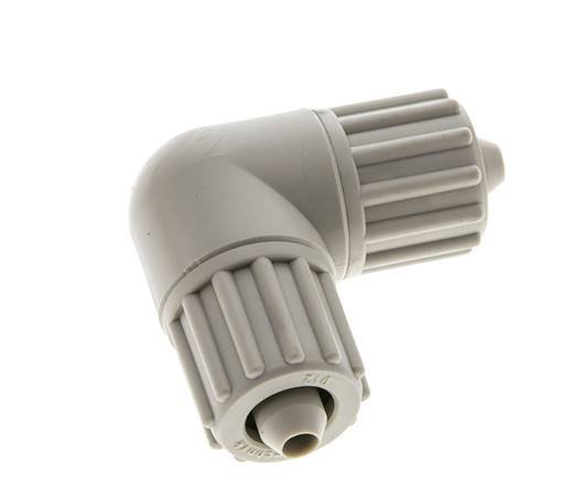 12x6mm Pp L-Vorm Knelfitting 10bar Kunststof en Polyamide
