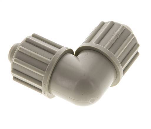 16x10mm Pp L-Vorm Knelfitting 10bar Kunststof en Polyamide