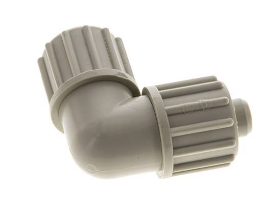 16x10mm Pp L-Vorm Knelfitting 10bar Kunststof en Polyamide