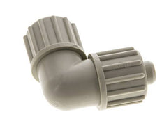 16x10mm Pp L-Vorm Knelfitting 10bar Kunststof en Polyamide