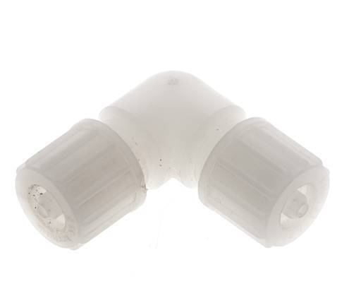 10x4mm Pvdf L-Vorm Knelfitting 10bar Kunststof en Polyamide