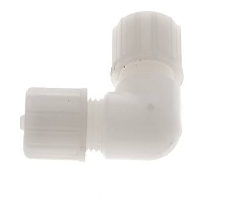 10x4mm Pvdf L-Vorm Knelfitting 10bar Kunststof en Polyamide