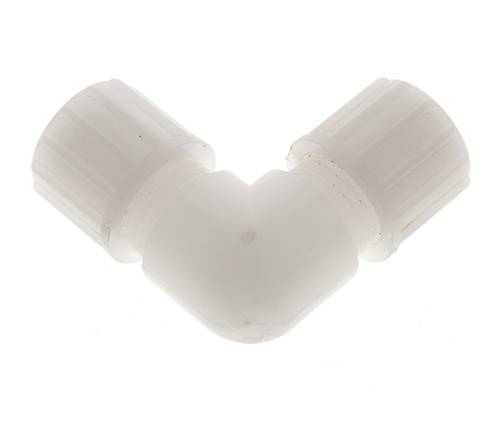 10x4mm Pvdf L-Vorm Knelfitting 10bar Kunststof en Polyamide