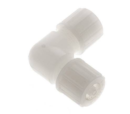 10x4mm Pvdf L-Vorm Knelfitting 10bar Kunststof en Polyamide