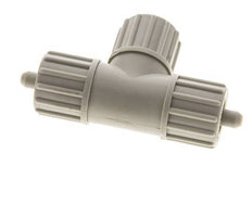 10x4mm Pp T-stuk Knelfitting 10bar Kunststof en Polyamide