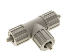 10x4mm Pp T-stuk Knelfitting 10bar Kunststof en Polyamide