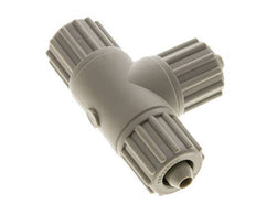 12x6mm Pp T-stuk Knelfitting 10bar Kunststof en Polyamide