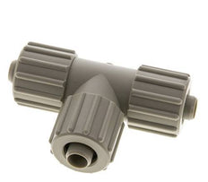 15x9mm Pp T-stuk Knelfitting 10bar Kunststof en Polyamide