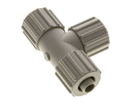 15x9mm Pp T-stuk Knelfitting 10bar Kunststof en Polyamide
