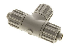 16x10mm Pp T-stuk Knelfitting 10bar Kunststof en Polyamide