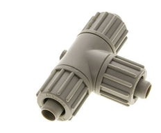 16x10mm Pp T-stuk Knelfitting 10bar Kunststof en Polyamide