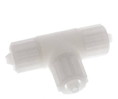 12x6mm Pvdf T-stuk Knelfitting 10bar Kunststof en Polyamide