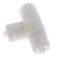 12x6mm Pvdf T-stuk Knelfitting 10bar Kunststof en Polyamide