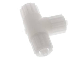 12x6mm Pvdf T-stuk Knelfitting 10bar Kunststof en Polyamide
