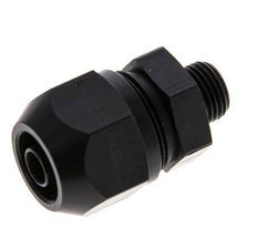 9x6mm & G1/8'' Aluminium Rechte Knelfitting Buitendraad 10bar Kunststof en Polyamide