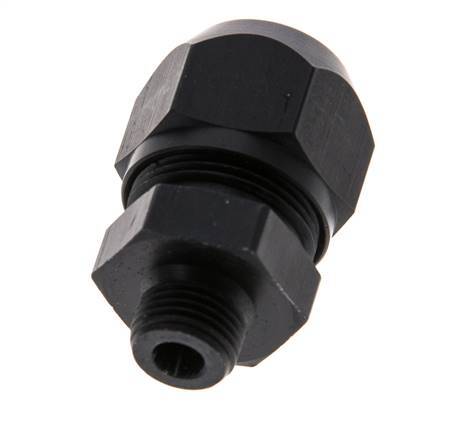 9x6mm & G1/8'' Aluminium Rechte Knelfitting Buitendraad 10bar Kunststof en Polyamide