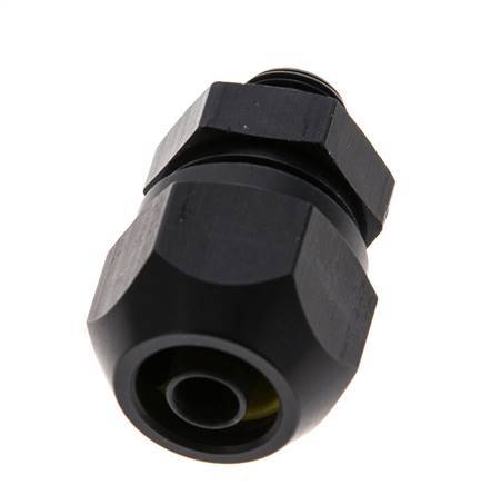 9x6mm & G1/8'' Aluminium Rechte Knelfitting Buitendraad 10bar Kunststof en Polyamide
