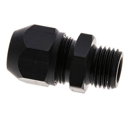 7x4mm & G1/4'' Aluminium Rechte Knelfitting Buitendraad 10bar Kunststof en Polyamide