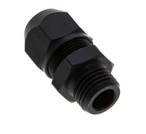 7x4mm & G1/4'' Aluminium Rechte Knelfitting Buitendraad 10bar Kunststof en Polyamide