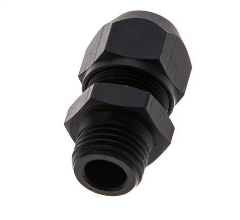 7x4mm & G1/4'' Aluminium Rechte Knelfitting Buitendraad 10bar Kunststof en Polyamide