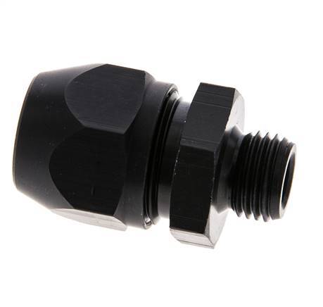 12x9mm & G1/4'' Aluminium Rechte Knelfitting Buitendraad 10bar Kunststof en Polyamide