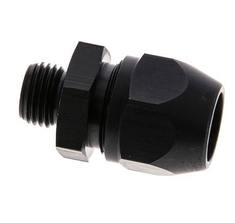 12x9mm & G1/4'' Aluminium Rechte Knelfitting Buitendraad 10bar Kunststof en Polyamide