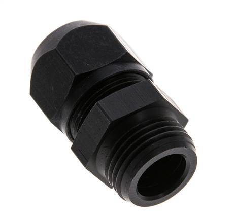 9x6mm & G3/8'' Aluminium Rechte Knelfitting Buitendraad 10bar Kunststof en Polyamide