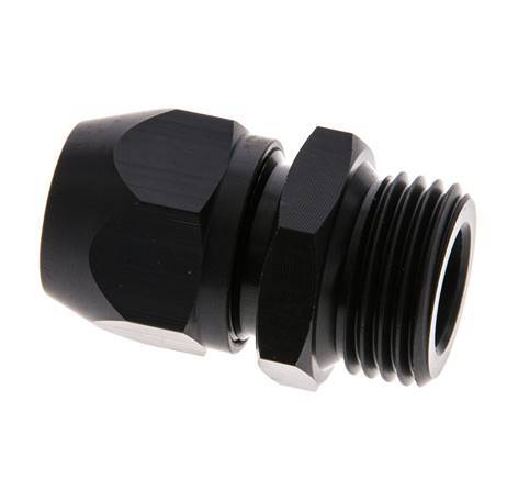 12x9mm & G1/2'' Aluminum Straight Compression Fitting with Male Threads 10 bar PVC and PA