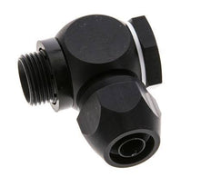 12x9mm & G3/8'' Aluminium L-Vorm Knelfitting Buitendraad 10bar Kunststof en Polyamide