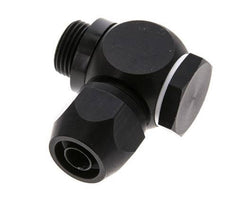 12x9mm & G3/8'' Aluminium L-Vorm Knelfitting Buitendraad 10bar Kunststof en Polyamide