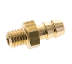 4 mm & M5 Messing Slangpilaar Buitendraad [10 Stuks]