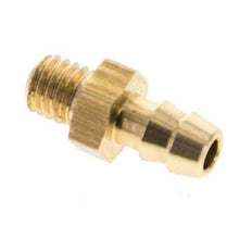 4 mm & M5 Brass Hose Barb Male [10 Pieces]