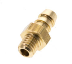 4 mm & M5 Messing Slangpilaar Buitendraad [10 Stuks]