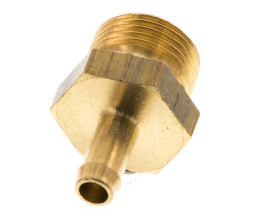 6 mm & G3/8'' Messing Slangpilaar Buitendraad [2 Stuks]