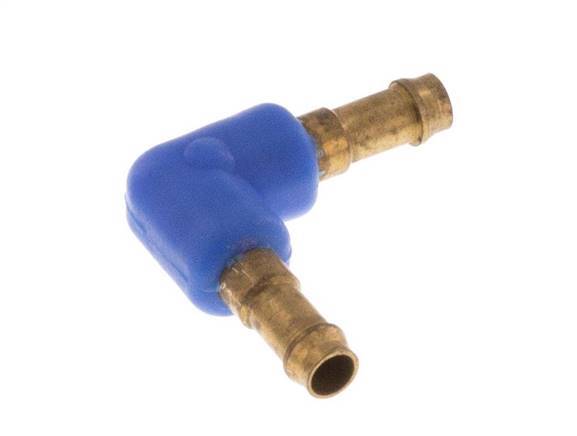 3 mm Messing/Kunststof L-Slangkoppeling [2 Stuks]