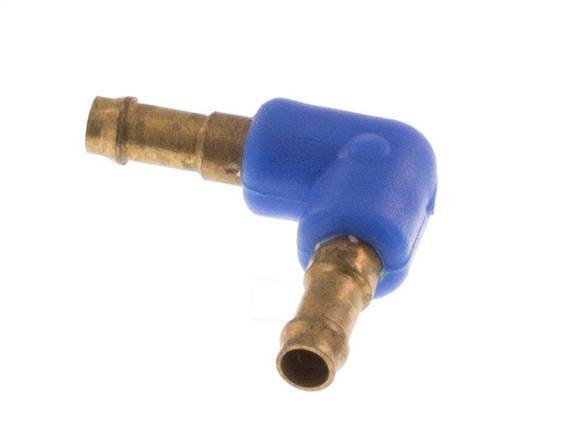 3 mm Messing/Kunststof L-Slangkoppeling [2 Stuks]