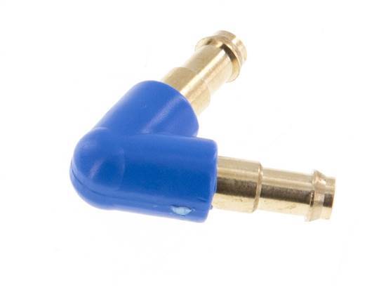 4 mm Messing/Kunststof V-Slangkoppeling [2 Stuks]
